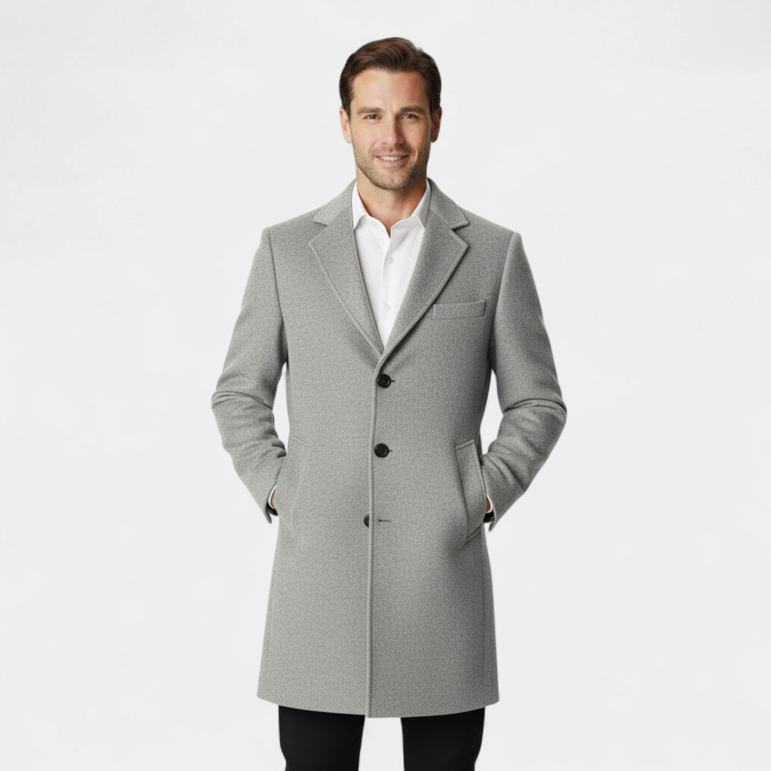 Claire Mode | Manteau Homme en Laine – Trench Mi-Long Coupe Moderne