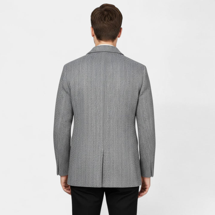 Claire Mode | Manteau Homme en Laine – Col à Revers Style Business Décontracté