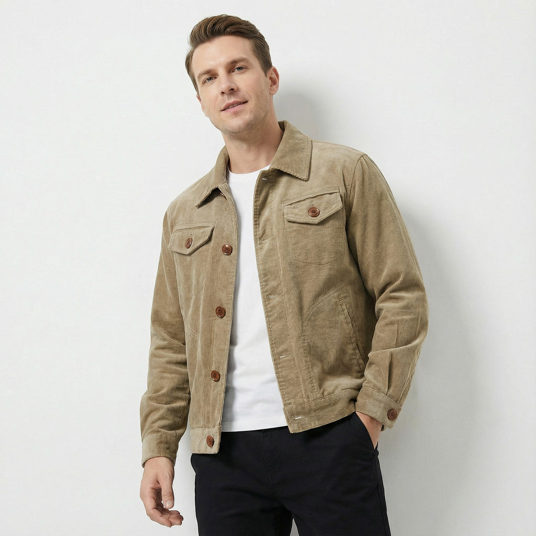 Riche | Veste homme en velours côtelé