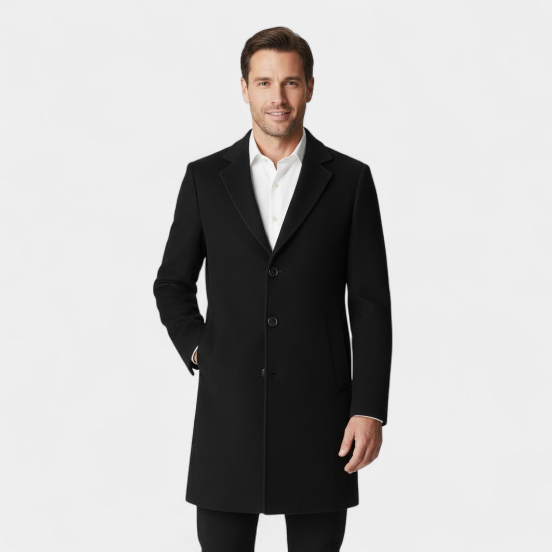 Claire Mode | Manteau Homme en Laine – Trench Mi-Long Coupe Moderne