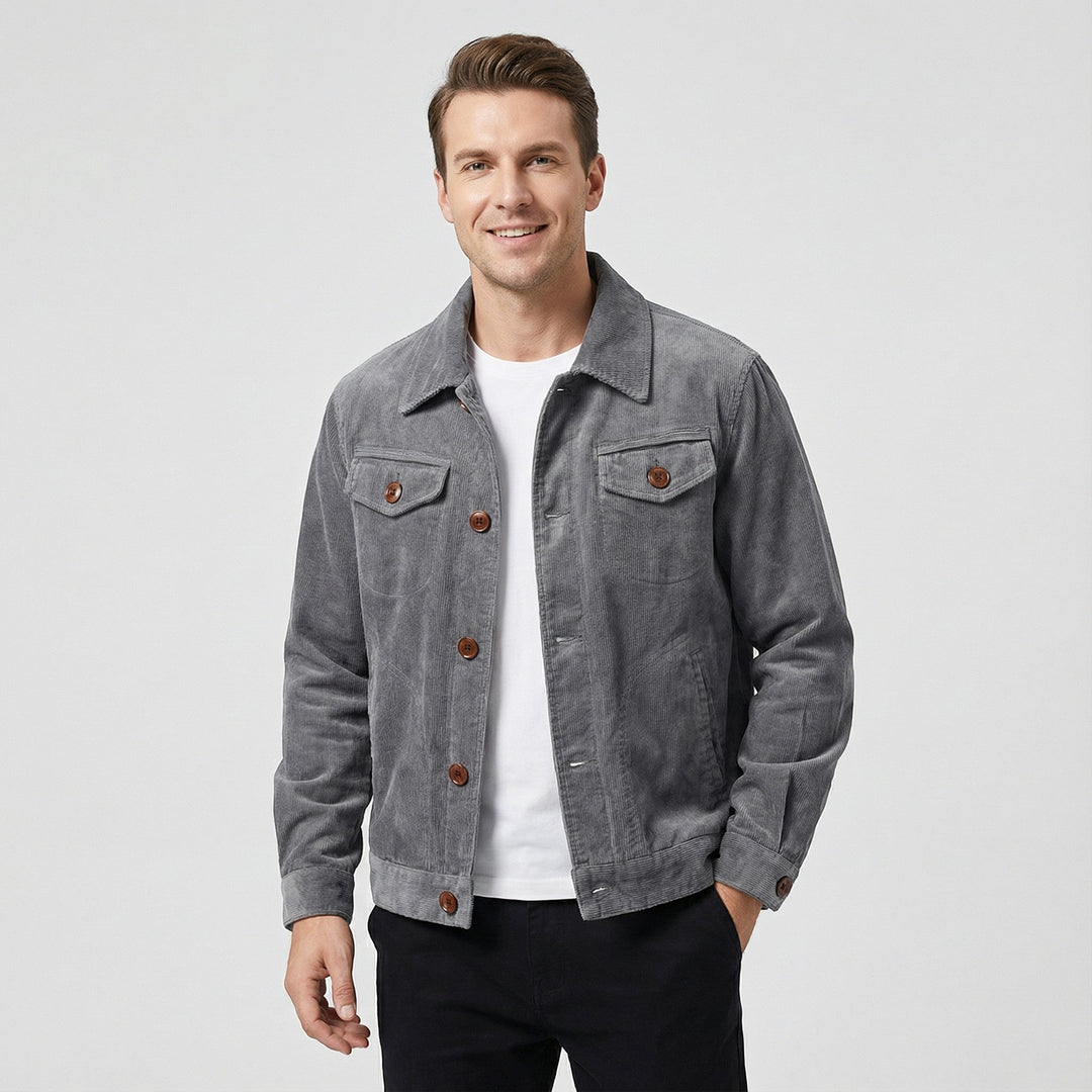 Riche | Veste homme en velours côtelé