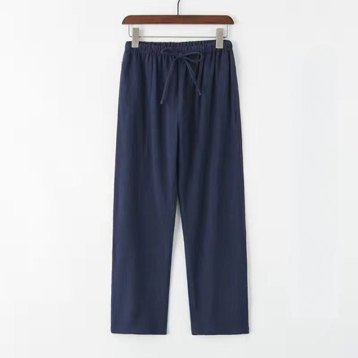 Pantalon Décontracté Homme en Lin – Coupe Droite Respirante Décontractée