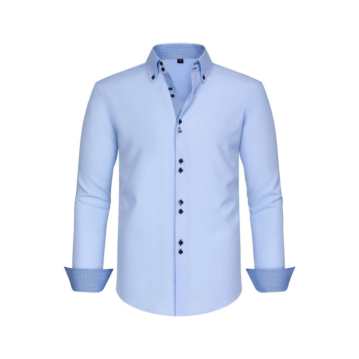 Chemise Homme Tailleur à Manches Longues – Coupe Slim Stretch Formelle