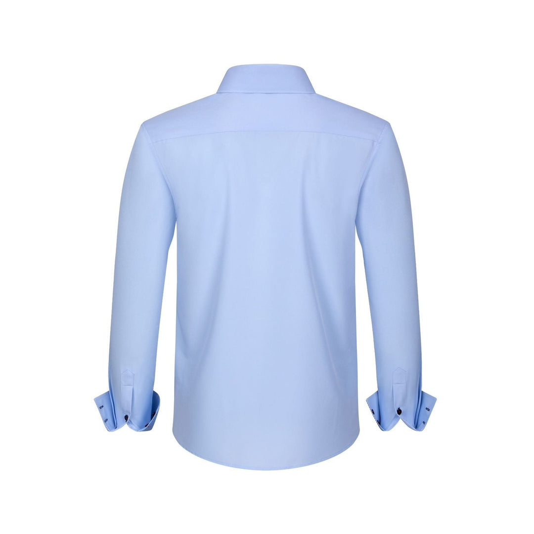 Chemise Homme Tailleur à Manches Longues – Coupe Slim Stretch Formelle