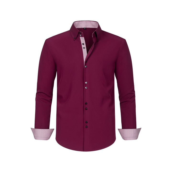 Chemise Homme Tailleur à Manches Longues – Coupe Slim Stretch Formelle