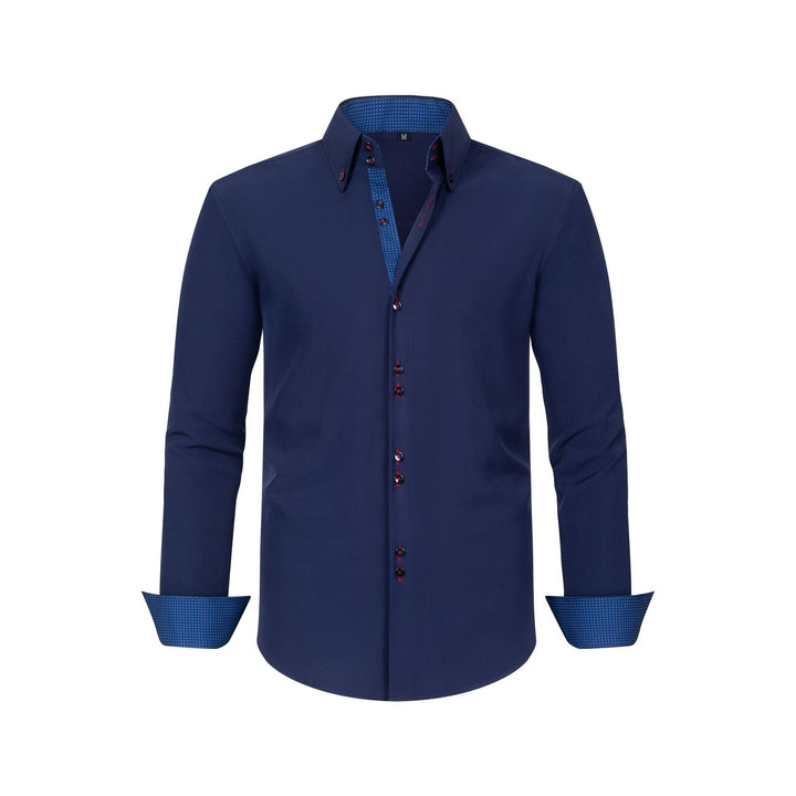 Chemise Homme Tailleur à Manches Longues – Coupe Slim Stretch Formelle
