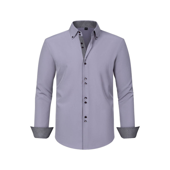 Chemise Homme Tailleur à Manches Longues – Coupe Slim Stretch Formelle
