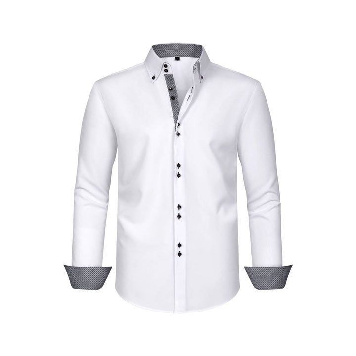 Chemise Homme Tailleur à Manches Longues – Coupe Slim Stretch Formelle