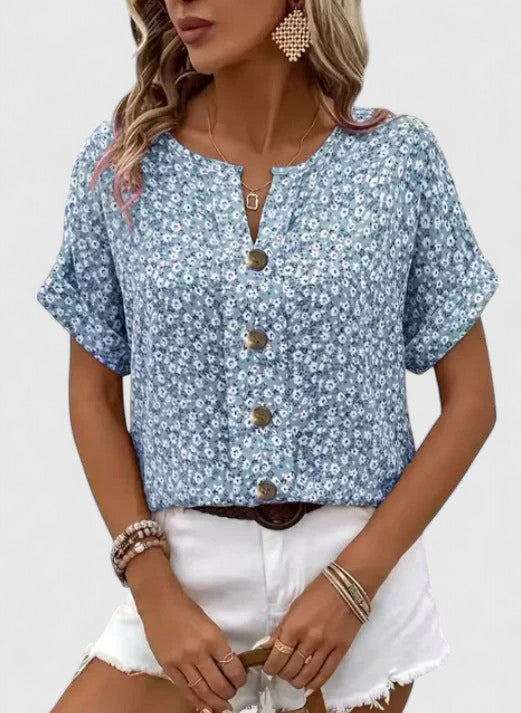 Isabelle | Haut Floral Élégant d&