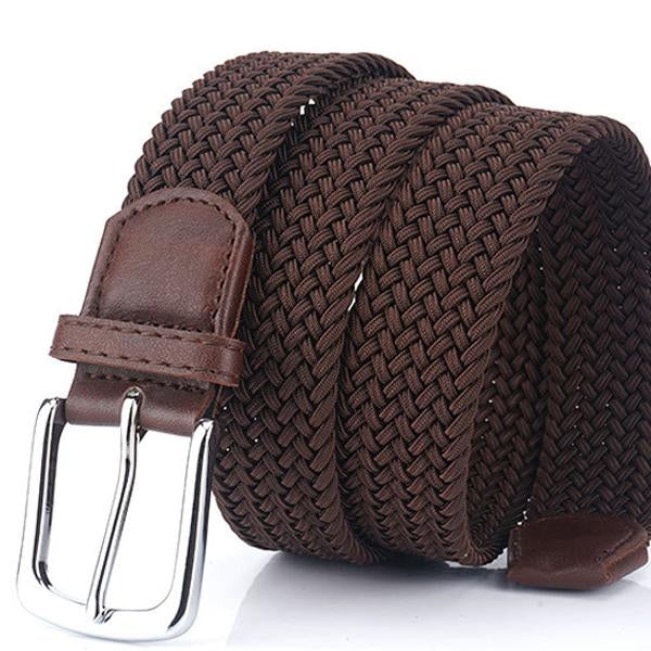 Ceinture Tressée Élégante Homme – Sangle Ajustable en Toile