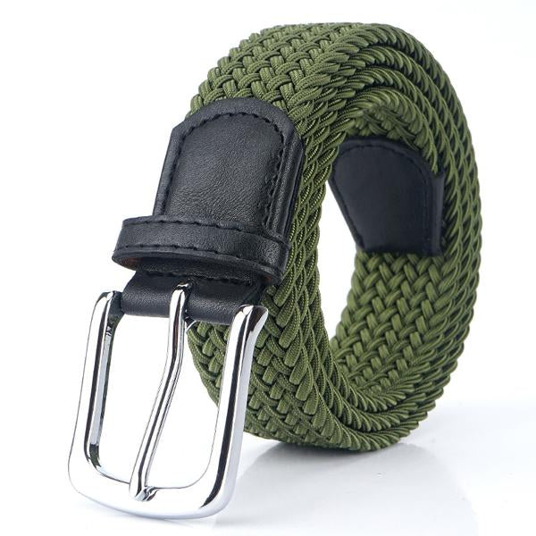 Ceinture Tressée Élégante Homme – Sangle Ajustable en Toile
