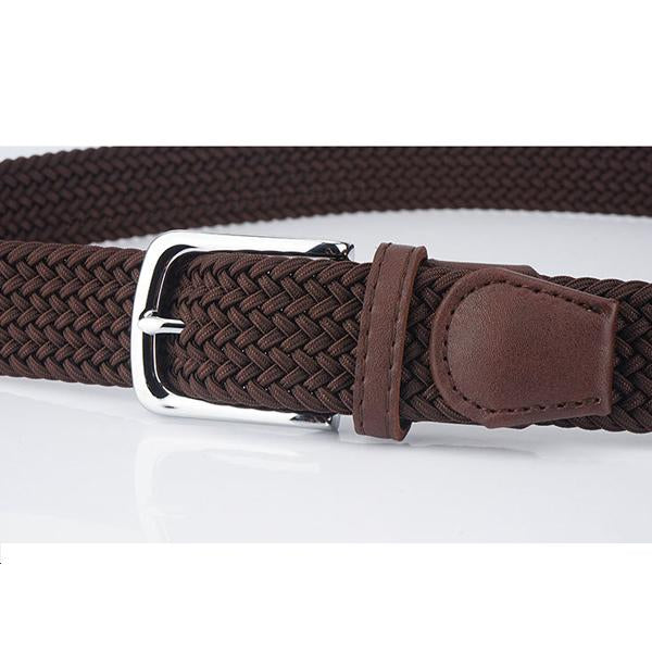 Ceinture Tressée Élégante Homme – Sangle Ajustable en Toile
