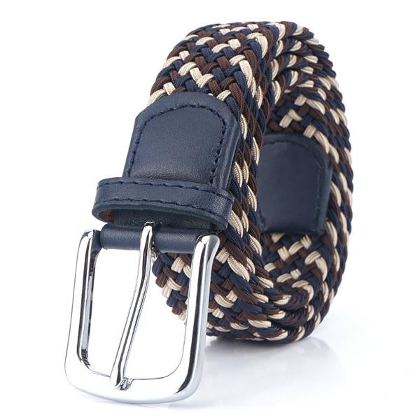 Ceinture Tressée Élégante Homme – Sangle Ajustable en Toile