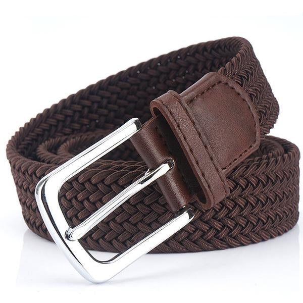 Ceinture Tressée Élégante Homme – Sangle Ajustable en Toile