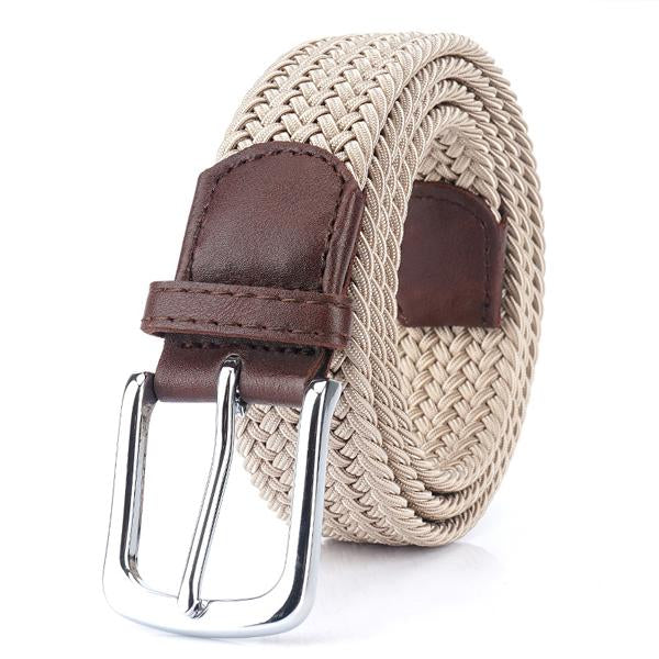Ceinture Tressée Élégante Homme – Sangle Ajustable en Toile