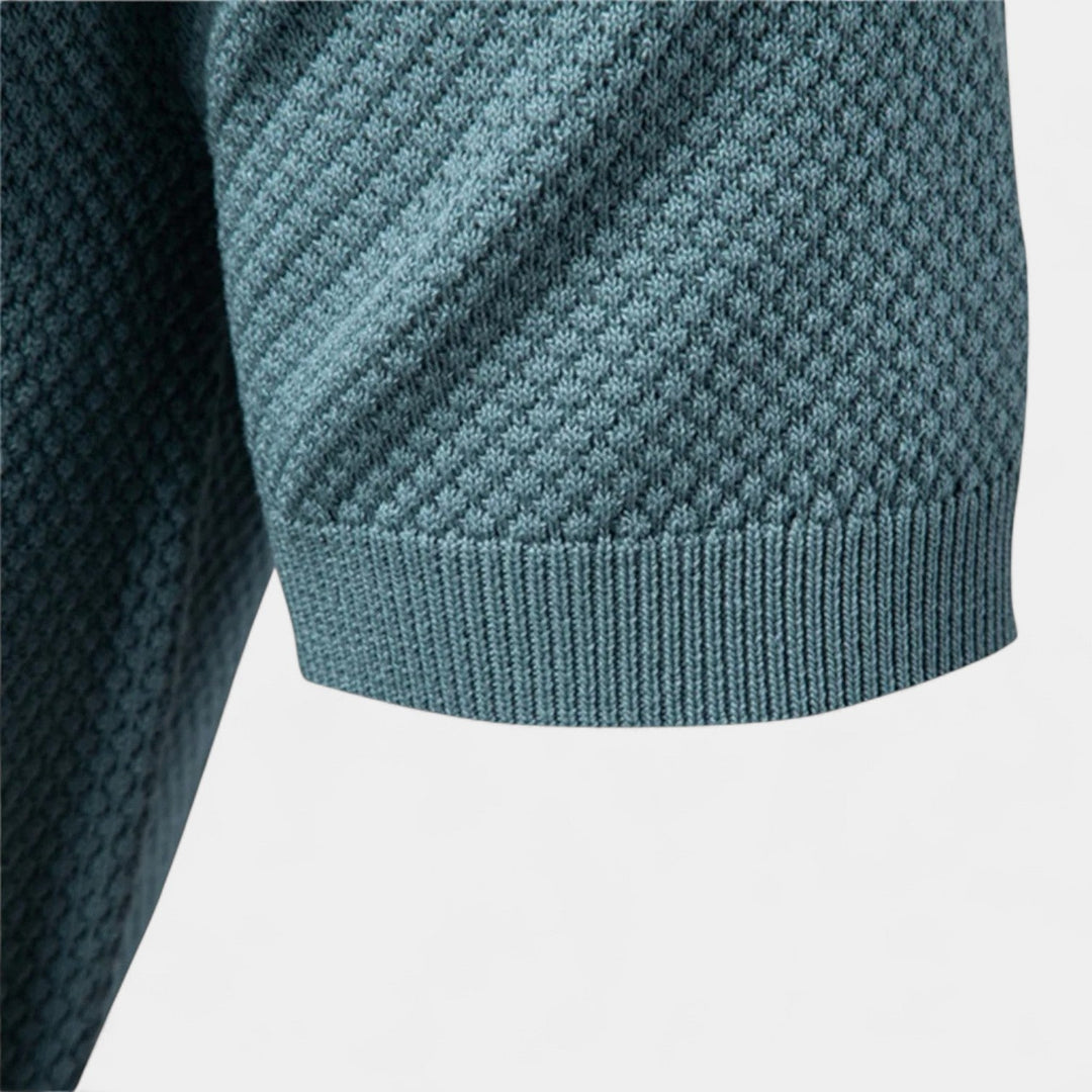 Cotton Polo Sans Boutons - Élégance Riviera
