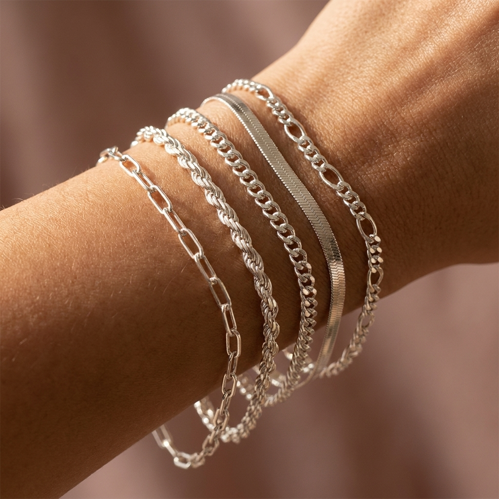 Bracelet set 5 pièces en or